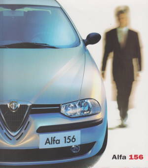 Alfa Romeo 156 Autoprospekt 2000 Italien