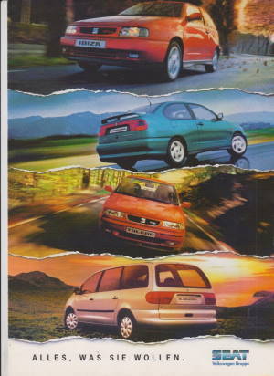 Seat PKW Programm Autoprospekt
