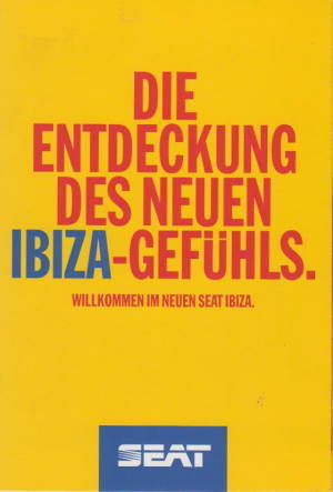 Seat Ibiza Prospekt 1993
