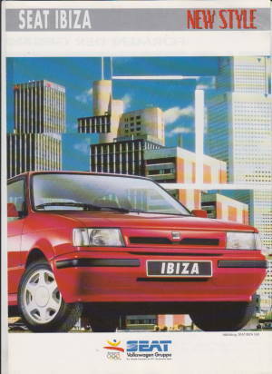 Seat Ibiza New Style Prospekt 1991