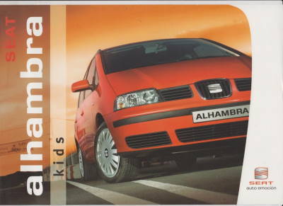 Seat Alhambra Kids Prospekt 2003