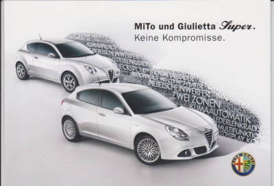 Alfa Romeo Mito / Giulietta Prospekt 2011