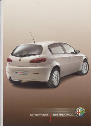 Alfa Romeo 147 Amica Prospekt 2007