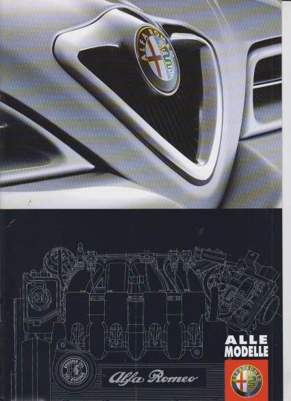 Alfa Romeo PKW Programm  Prospekt 1998
