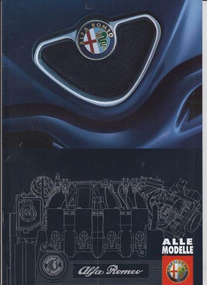 Alfa Romeo PKW Programm Autoprospekt 1998