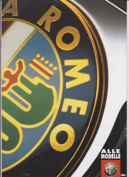Alfa Romeo KFZ Programm Prospekt 1999