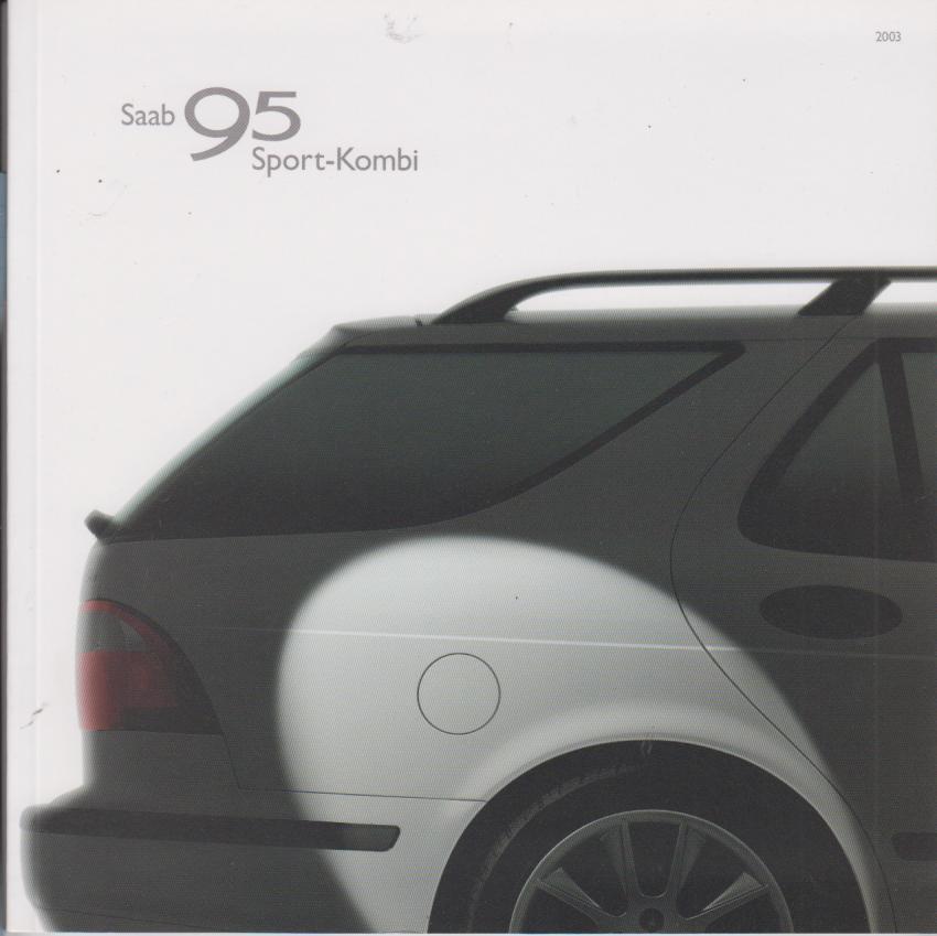 Saab 95 Sport Kombi  Prospekt 2002