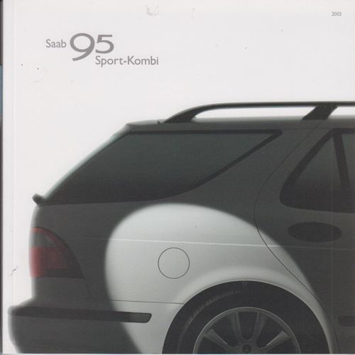 Saab 95 Sport Kombi  Prospekt 2002