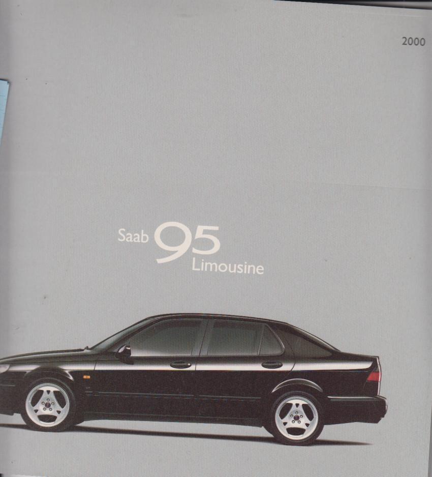 Saab 95 Limousine  Autoprospekt 1999