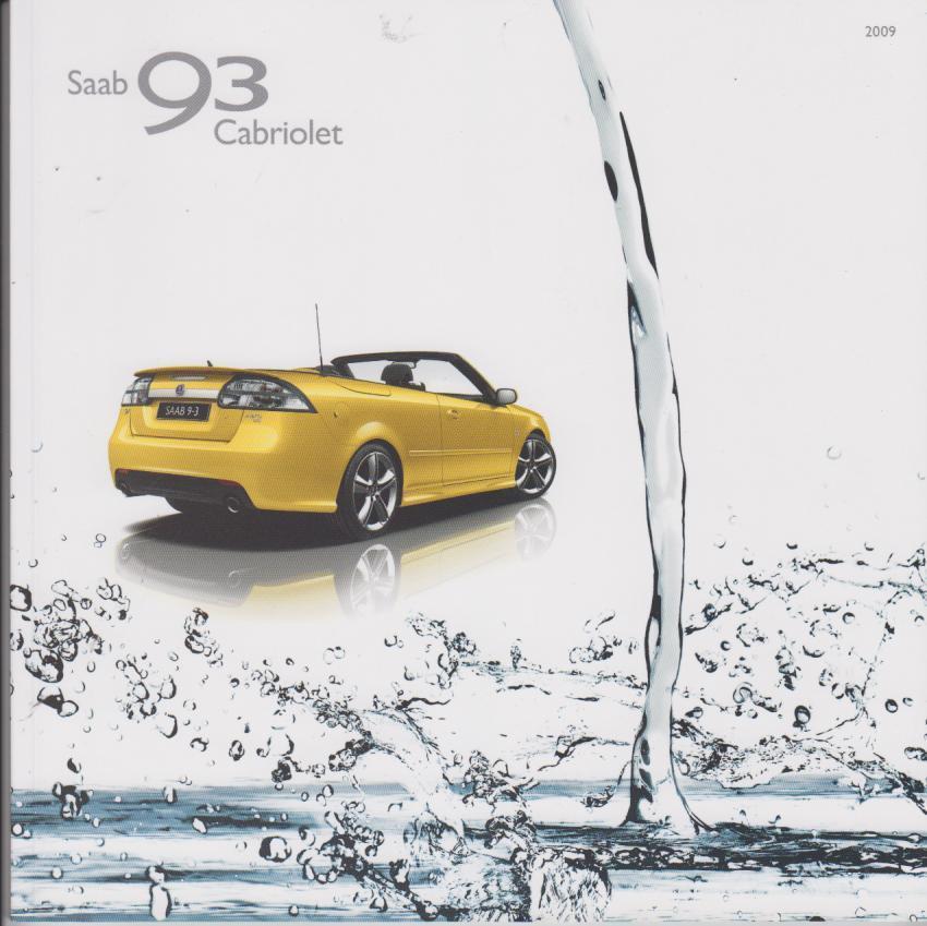 Saab 93 Cabriolet Prospekt 2008