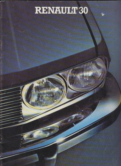 Renault 30 alter Prospekt
