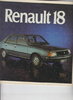 Renault 18  alter Prospekt