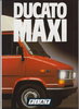 Fiat Ducato Maxi 1988 Prospekt