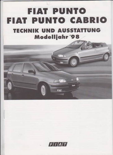 Fiat Punto Prospekt Technik 1997