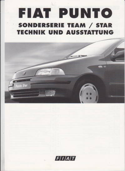 Fiat Punto Prospekt Technik 1996