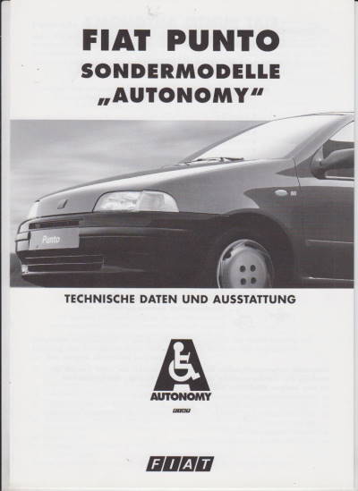 Fiat Punto Prospekt Technik 1997