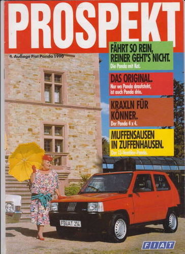 Fiat Panda Prospekt 1990