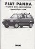 Fiat Panda Prospekt Technik 1996