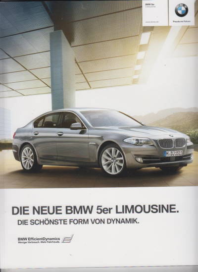 BMW 5er Limousiine Prospekt 2 - 2009