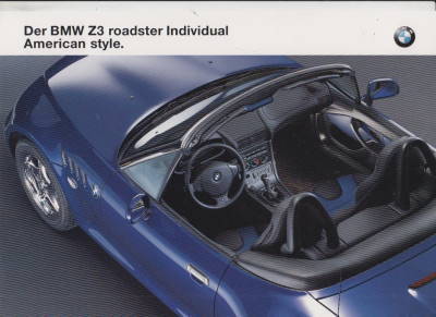 BMW Z3 American Style Prospekt - Histoquariat