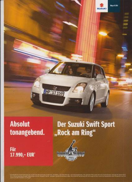Suzuki Swift Sport Prospekt 2009