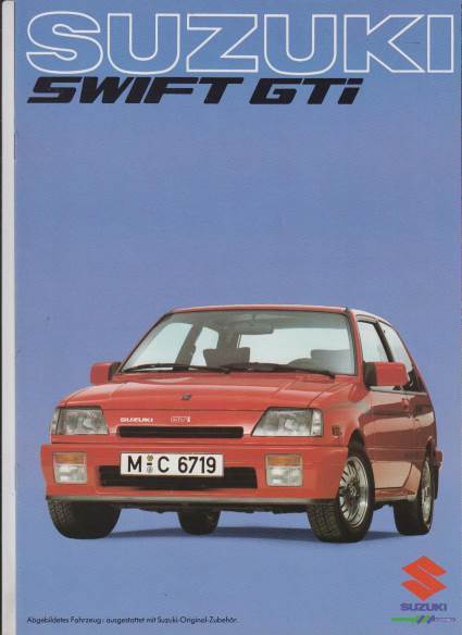 Suzuki Swift GTI Prospekt 1998