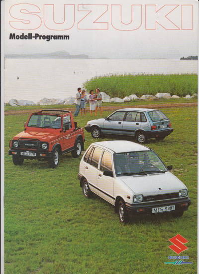Suzuki PKW Programm Prospekt