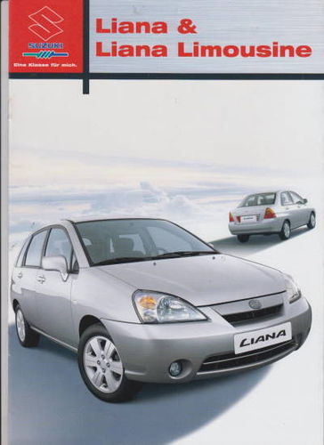 Suzuki Liana Autoprospekt 2002
