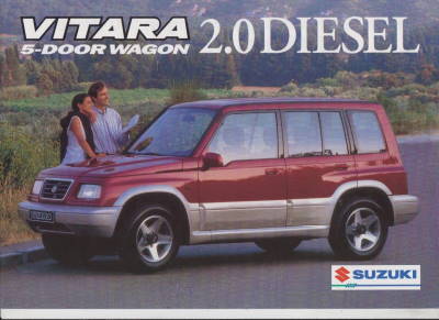 Suzuki Vitara Prospekt englisch