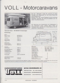 Voll Motorcaravans Prospekt
