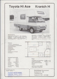 Toyota HiAce Kranich H Prospekt