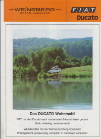Wohnmobil Fiat Ducato  Prospekt