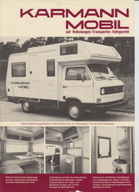 Wohnmobil Karmann Mobil Prospekt