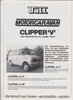 Wohnmobil Clipper V Voll Autoprospekt