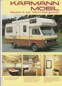 Wohnmobil Karmann VW LT Prospekt
