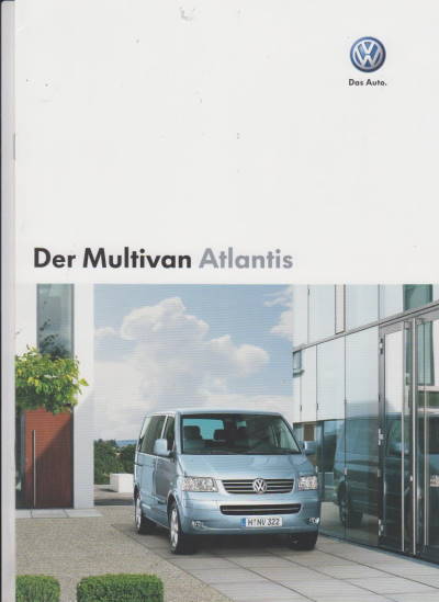 VW Multivan Atlantis  Prospekt 2007