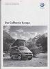 VW California Europe Preisliste 2011