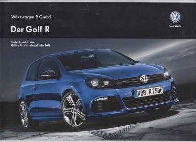 VW Golf R Prospekt Preise 2011