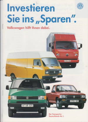 VW Transporter 1995 - Prospekt