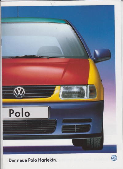 VW Polo Harlekin 1995 Prospekt
