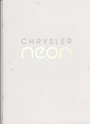 Chrysler Neon Autoprospekt 1994