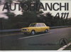 Autobianchi  A111 alter Prospekt