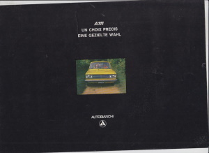 Autobianchi A111   Prospekt 1971