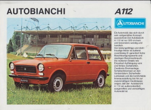 Autobianchi A 112 Prospekt 1975