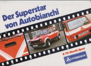 Autobianchi A112 Abarth Sport Prospekt