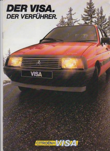 Citroen Visa 1983 Prospekt brochure