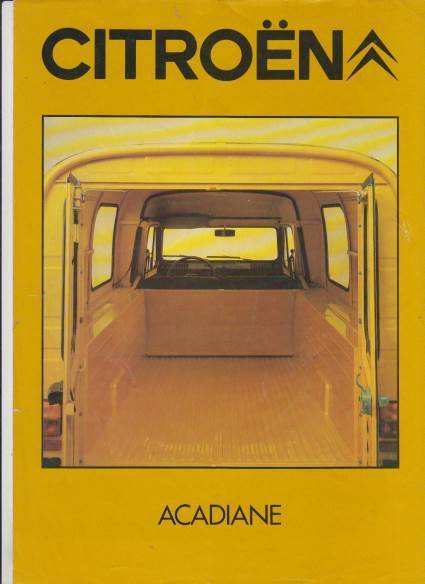 Citroen Acadiane Prospekt 1980