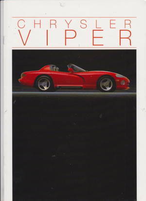 Chrysler  Viper 1994 toller Prospekt
