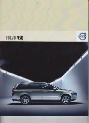 Volvo V50 Prospekt 2007 englisch
