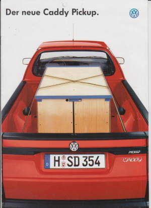 VW Caddy Pickup Prospekt 1996
